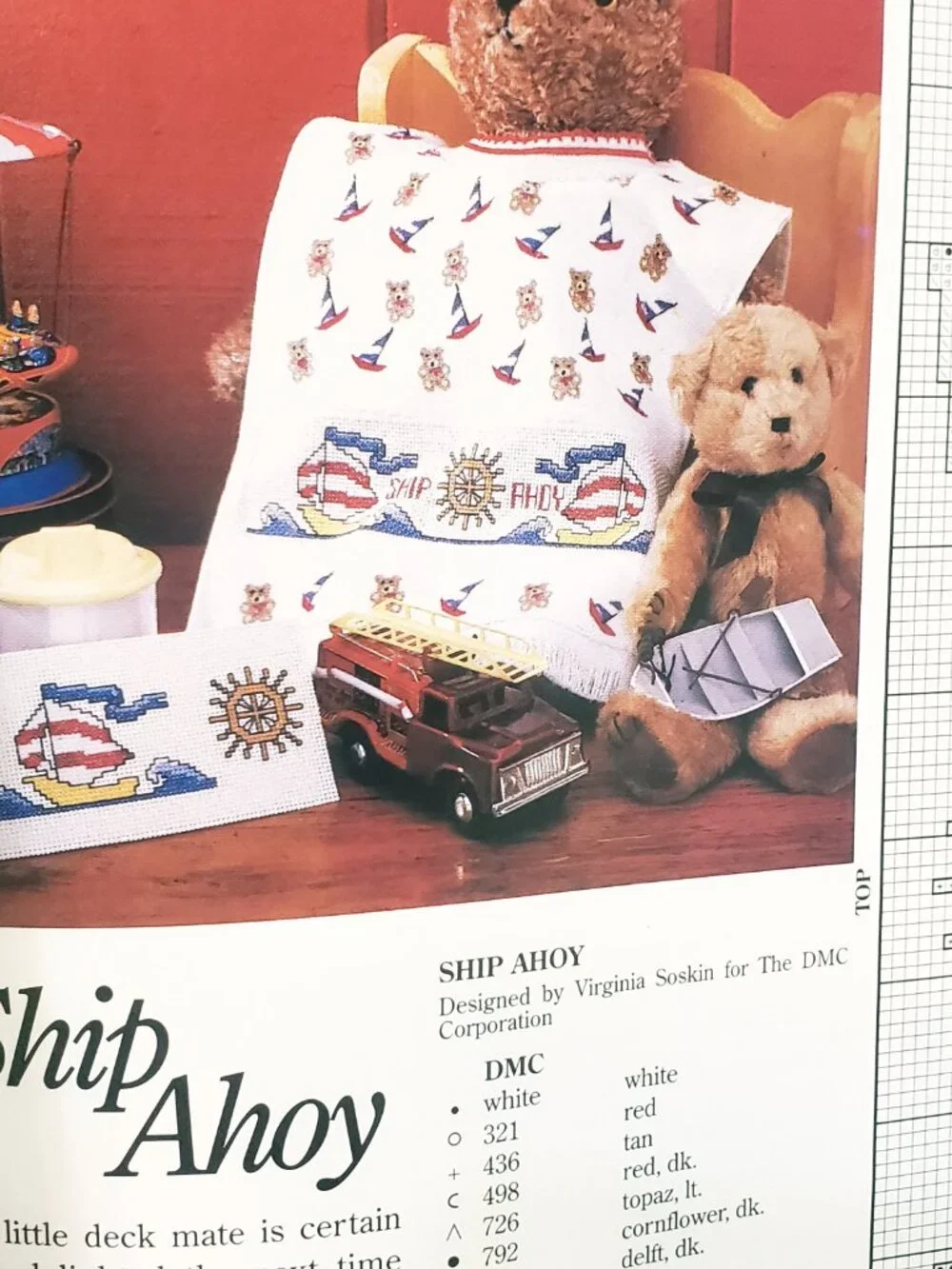 Just CrossStitch Magazine May June 1994 In a Garden Hobby Samplers Piano Lesson